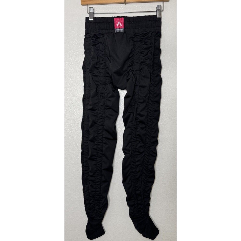 AGOGIE Women's +40 Built in Resistance Training Black Workout Pants Size PL